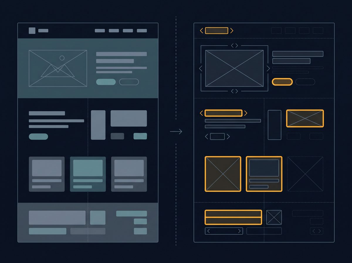 Ассистент читает исходный HTML сайта: текст виден, скрипты и закрытые разделы нет